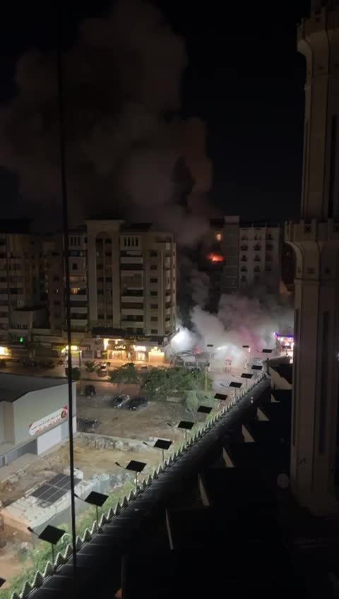 بالفيديو - غارة اسرائيلية على الشهابية
