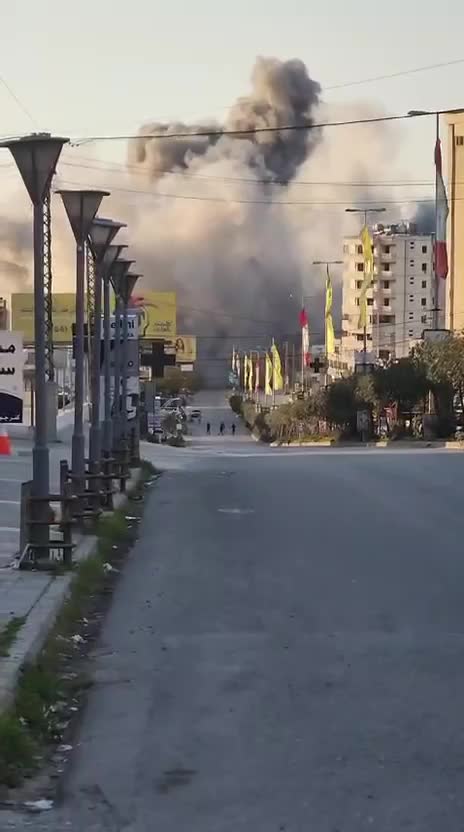 غارة على القرض الحسن في حبوش