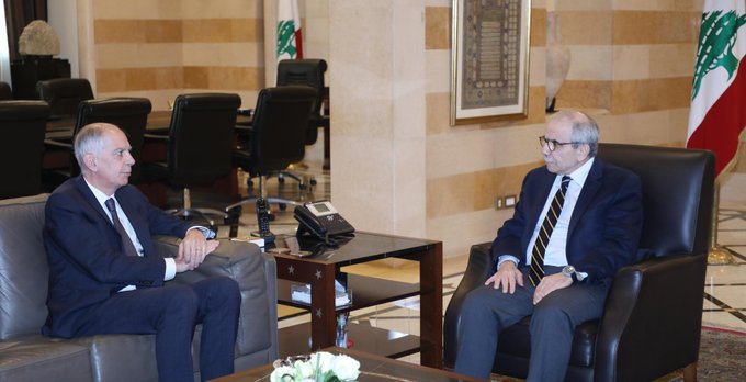 الرئيس سلام عقد اجتماع مع السفير الفرنسي