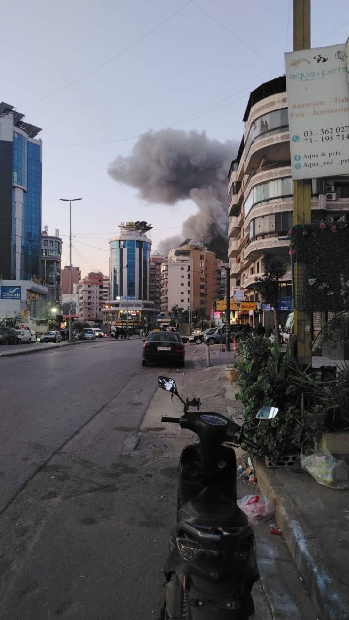 غارات عنيفة تستهدف الضاحية الجنوبية