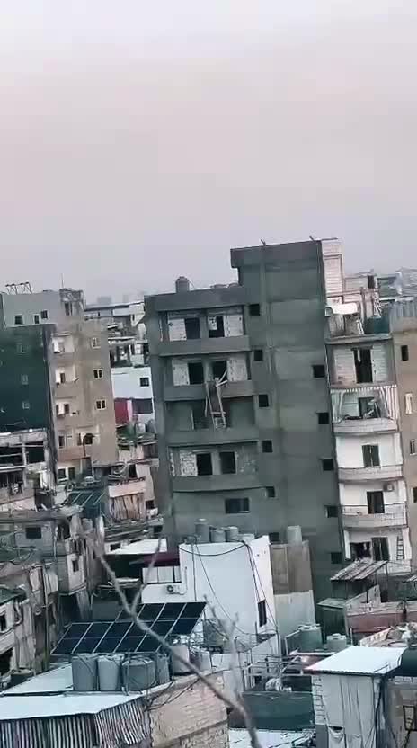 بالفيديو - غارة على مبنى دار الحضارة الاسلامية للطباعة والنشر