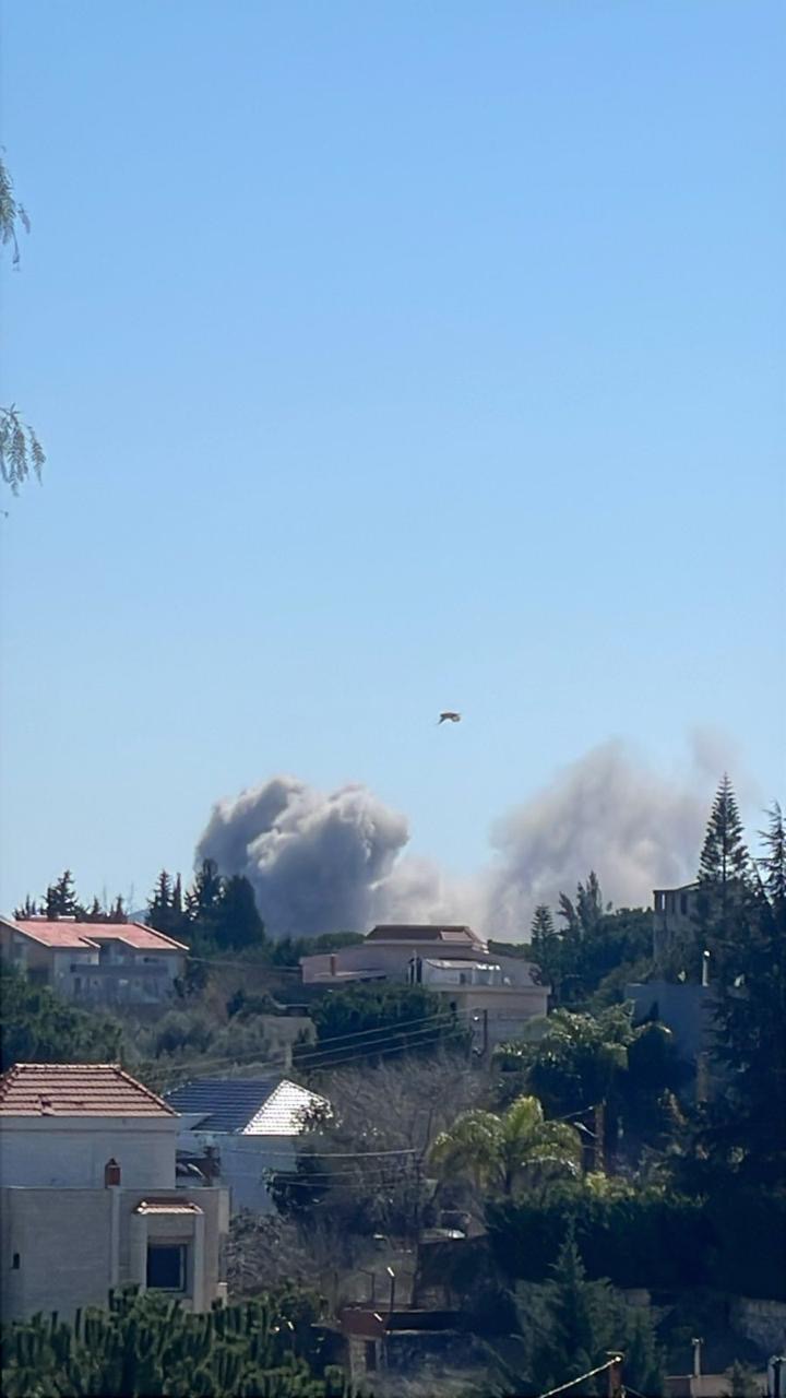 غارة  على المنطقة الواقعة بين زوطر وميفدون ــ عين السماحية