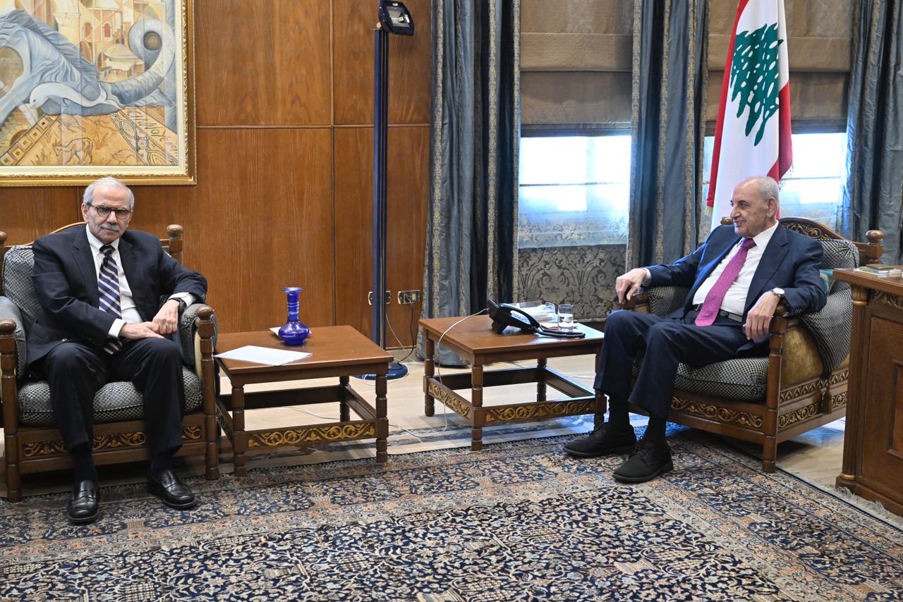 سلام وبرّي تابعا مستجدّات العدوان الإسرائيليّ والنزوح