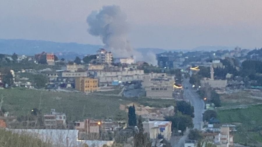 الطيران الحربي الاسرائيلي أغار مستهدفاً بلدة النبطية الفوقا