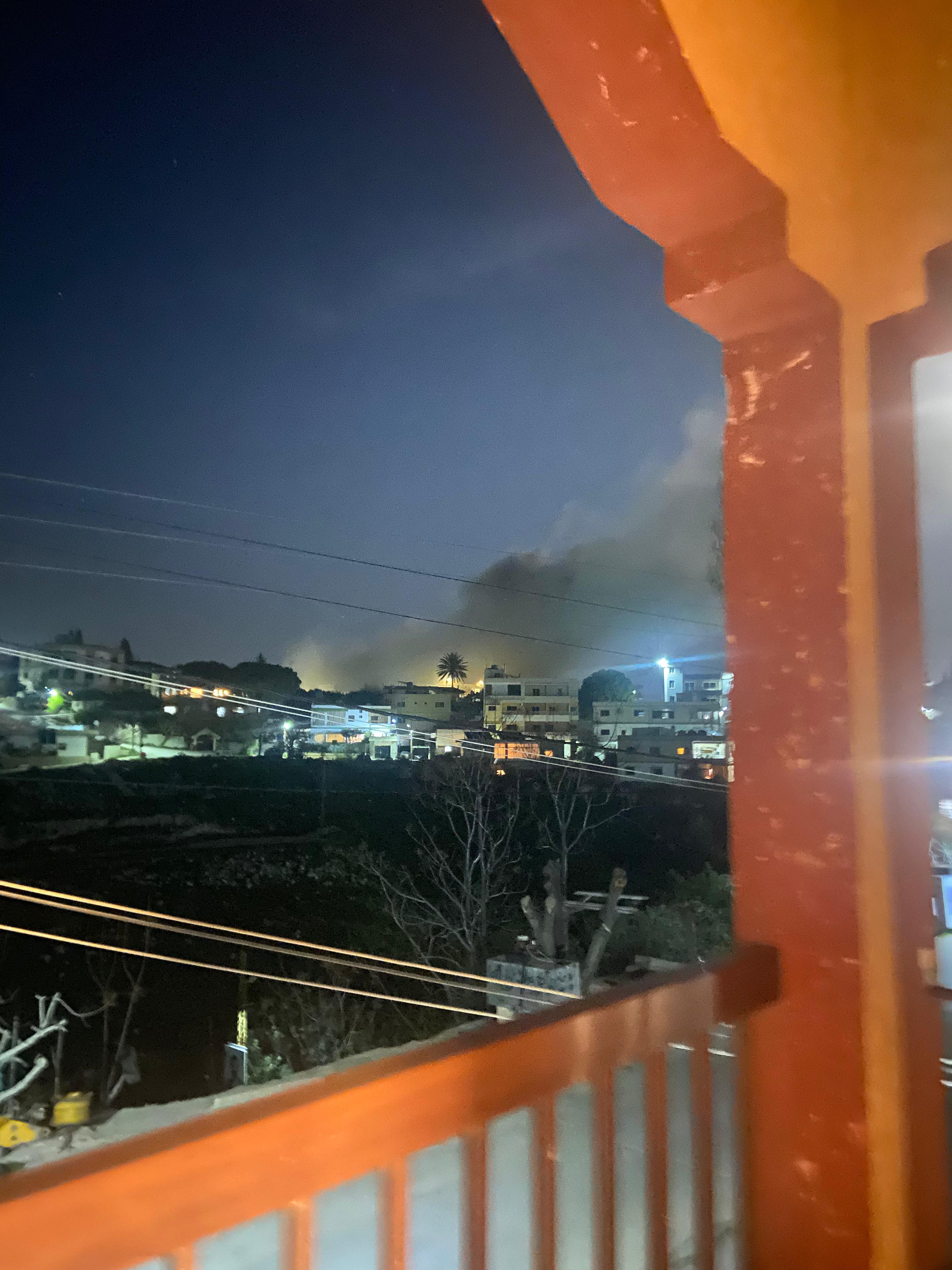 غارة على منزل في بلدة الزرارية