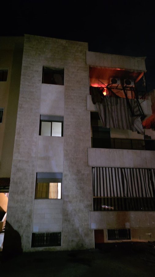 بالفيديو - غارة اسرائيلية على السعديات