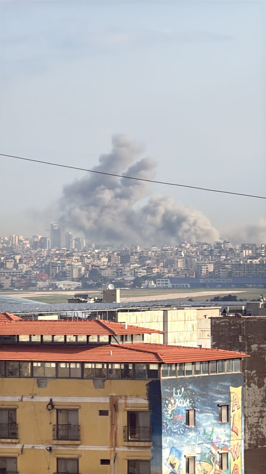 غارة عنيفة  بثلاثة صواريخ على الضاحية الجنوبية لبيروت