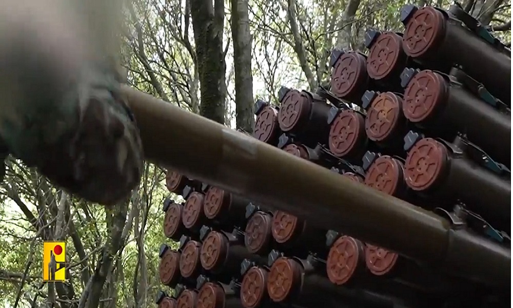 حزب الله اعلن استهداف رادارات القبة الحديدية في حيفا بسرب مسيّرات