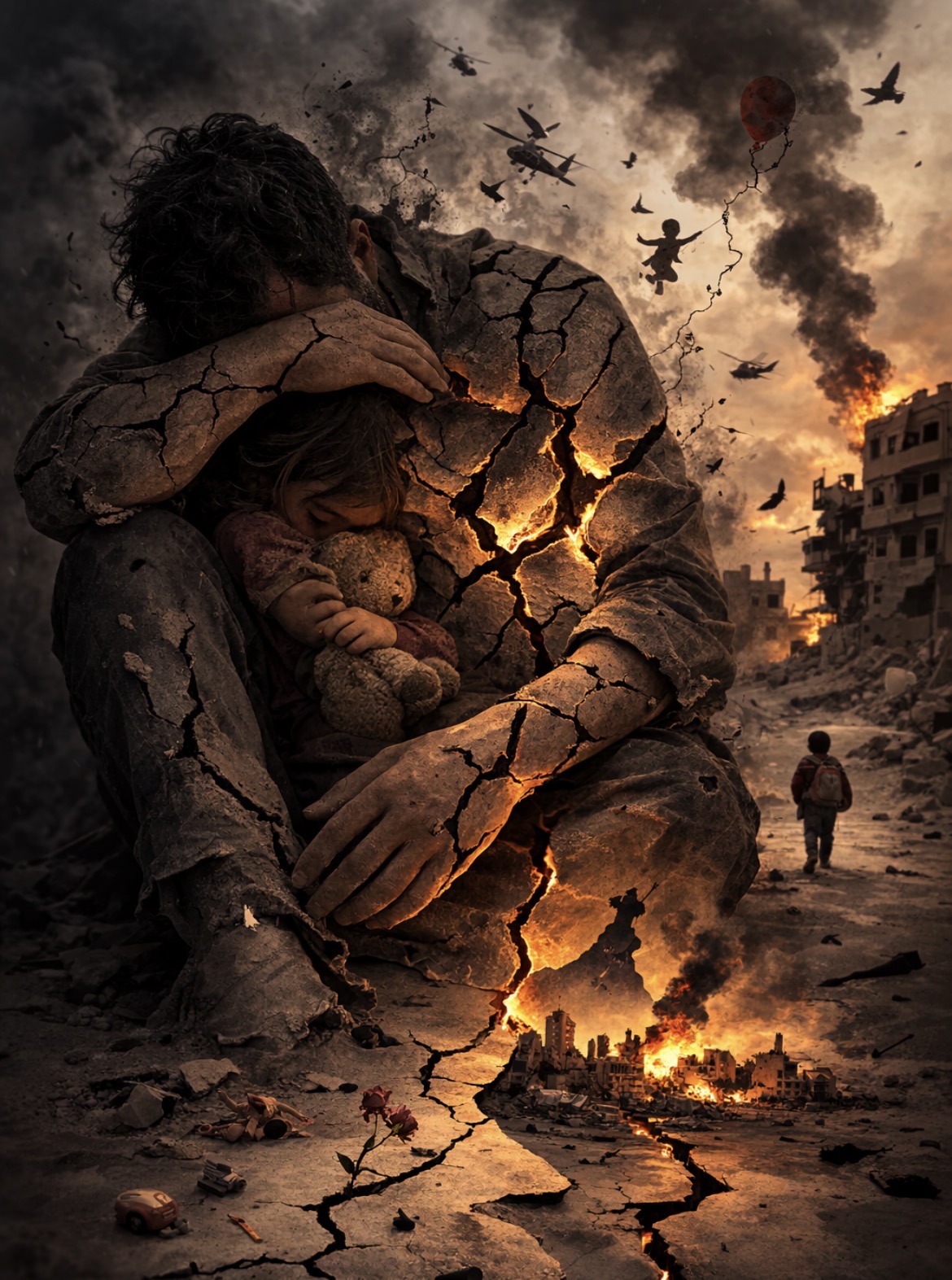 حين يتصدّع الإنسان في الحرب قبل الجغرافيا