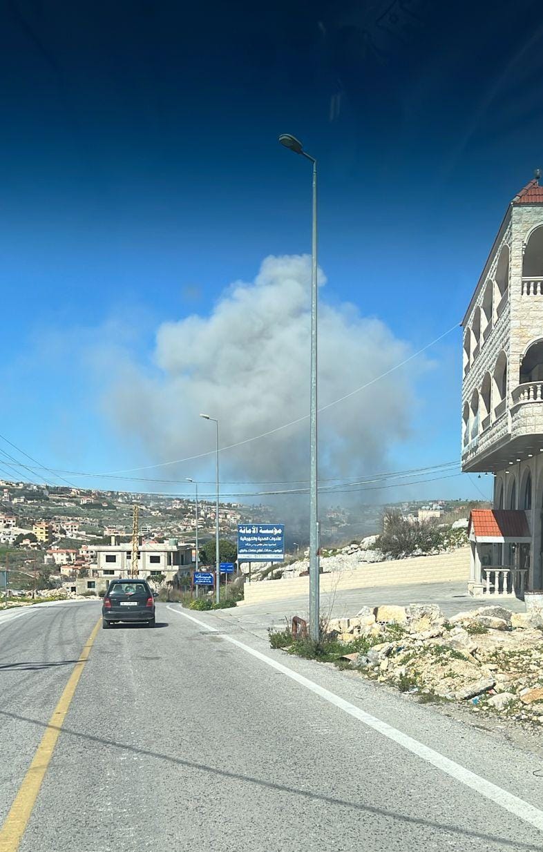 غارة بين بنت جبيل وكونين