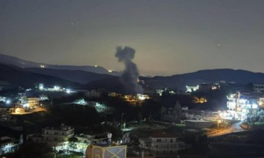 غارة إسرائيلية على مشغرة