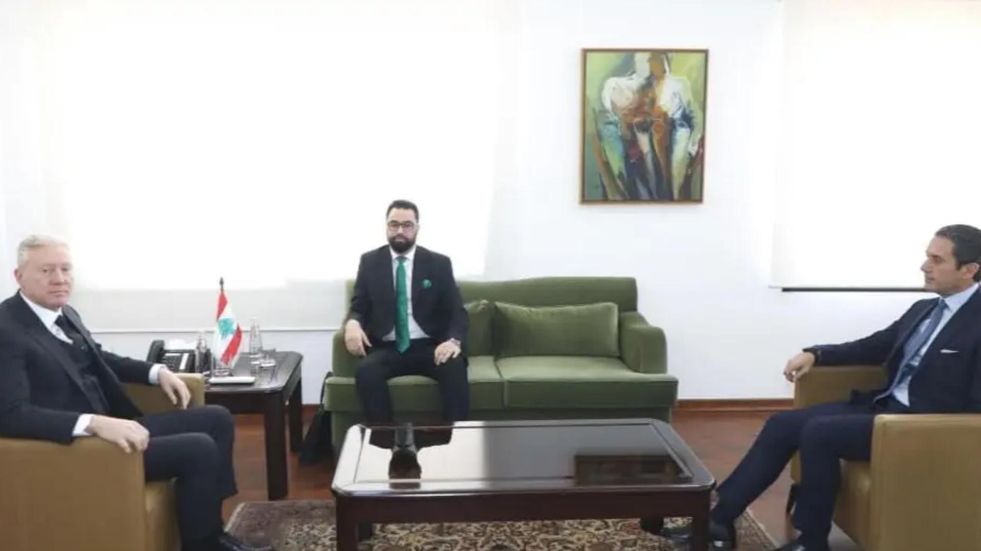 رجّي استقبل القائم بأعمال السفارة السورية: معالجة الملفات العالقة أولوية