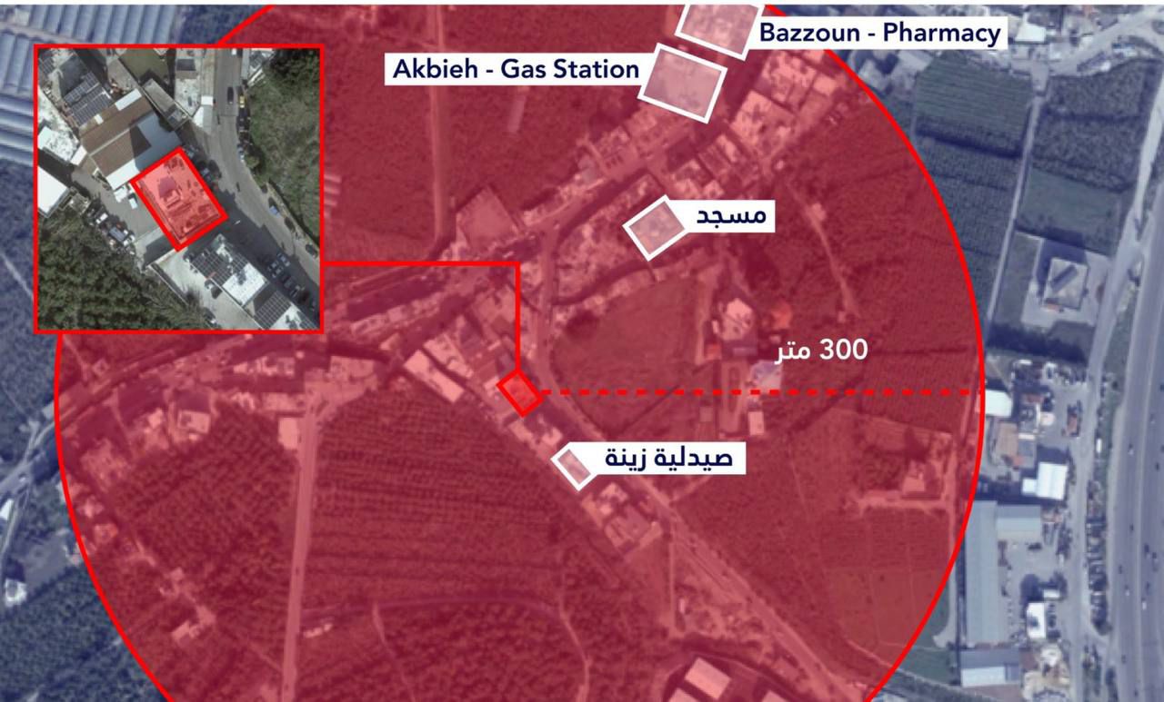 إنذار إسرائيلي بإخلاء مبانٍ في مزرعة العاقبية