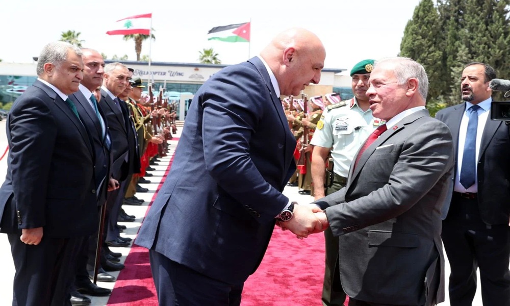 الرئيس عون يشكر عبدالله الثاني على المساعدات الإنسانية