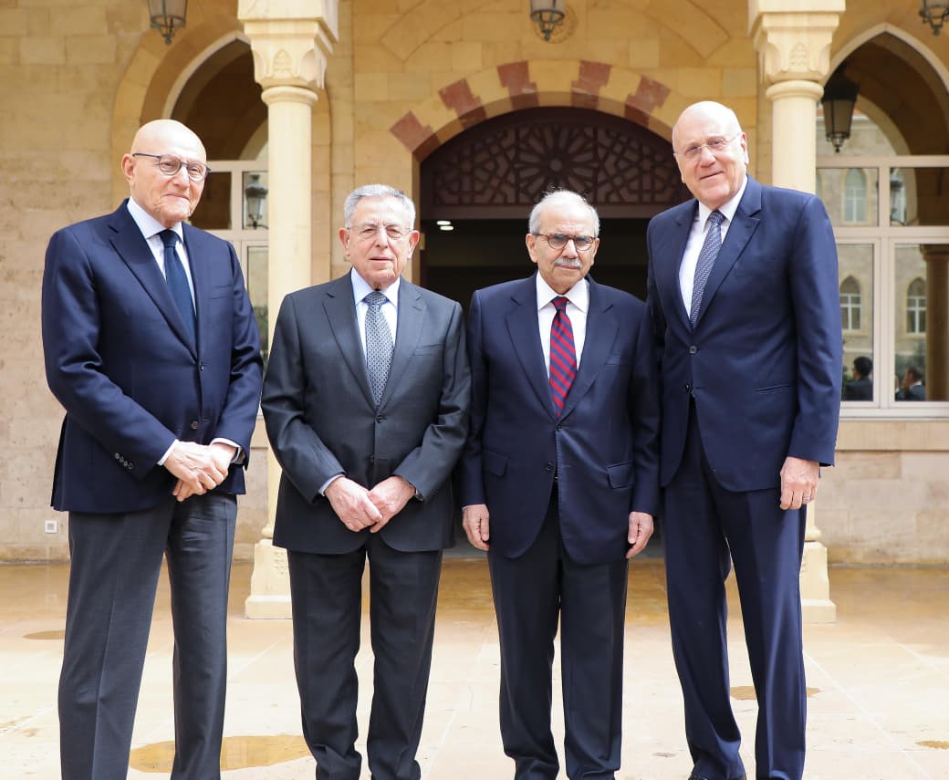 رؤساء الحكومات السابقون بعد لقاء سلام: لإنقاذ لبنان من المغامرات العسكرية