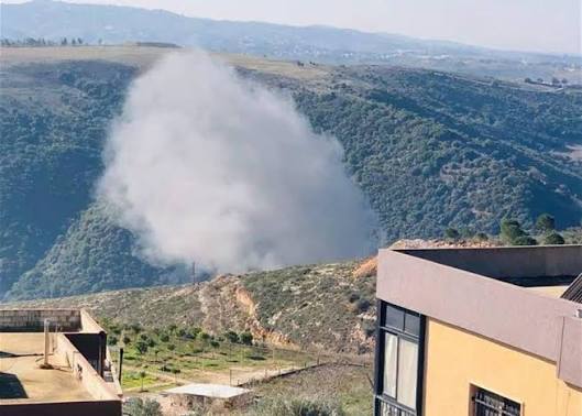 غارة جديدة على أحراج القطراني شبيل في جزين