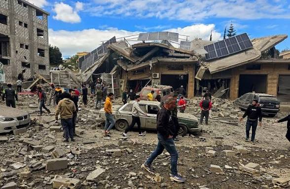 غارتان على النبطية وعلى منزل في تولين