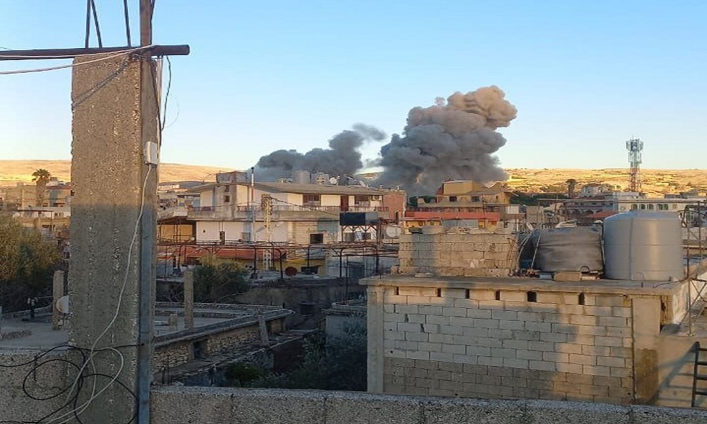 غارات على البقاع الغربي