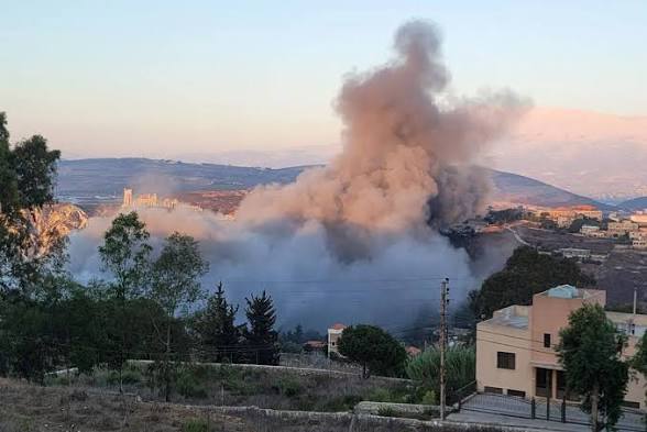 غارات إسرائيلية على دبين ووادي السلوقي والقنطرة وياطر جنوب لبنان