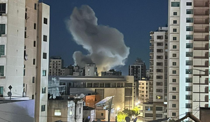 غارة على الشياح
