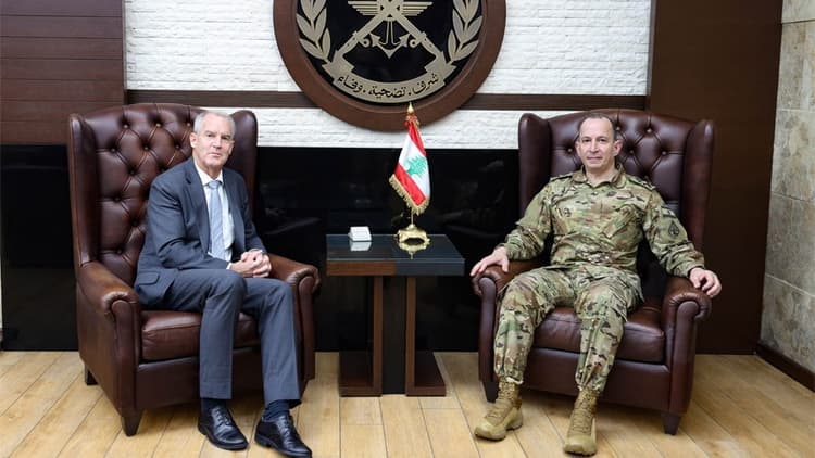 قائد الجيش استقبل السفير الأسترالي وهاشم ووفدا من البطريركية المارونية