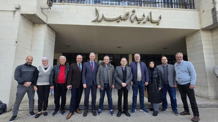 رئيس بلدية صيدا اطلع السفير البلجيكي على عملية ايواء النازحين والتحديات لتأمين احتياجاتهم