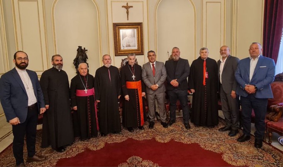 الراعي يستقبل وفدًا من علما الشعب: نتمسك بالعودة إلى البلدة