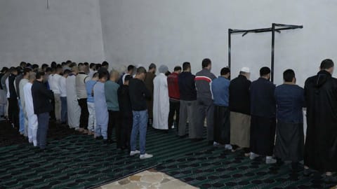 صلاة عيد الفطر في سجن رومية