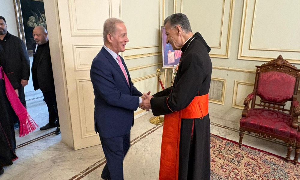 السفير الأميركي في بكركي