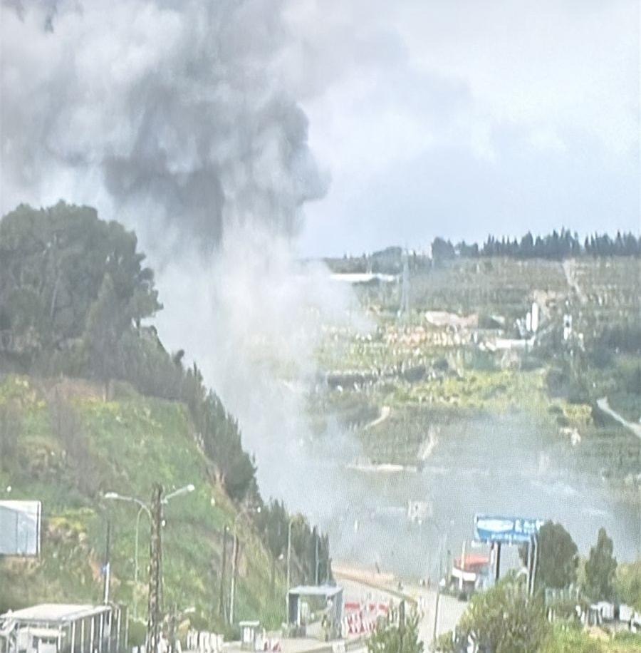 غارة عنيفة استهدفت جسر القاسمية