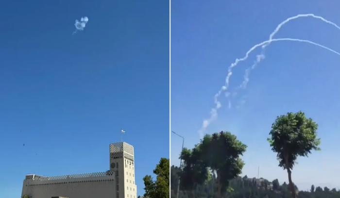 رشقة صاروخية كبيرة من لبنان باتجاه عكا
