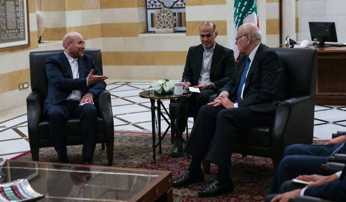 ميقاتي يواجه إيران: نرفض تدخلها الفاضح في الشأن اللبناني<br />
موقفه من كلام قاليباف قُوبل بتأييد نيابي وسياسي واسع