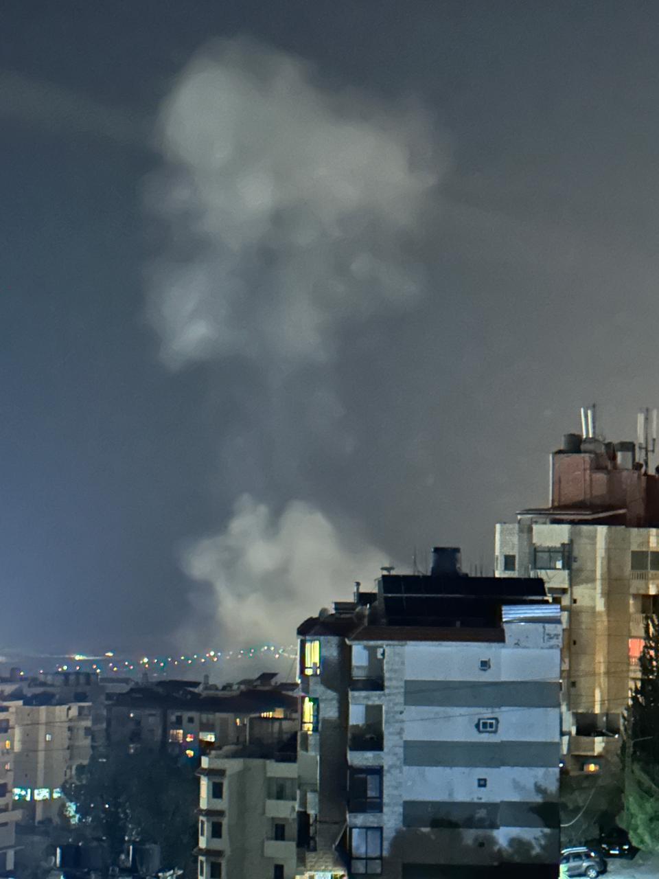 غارة إسرائيلية على البيادر - بشامون