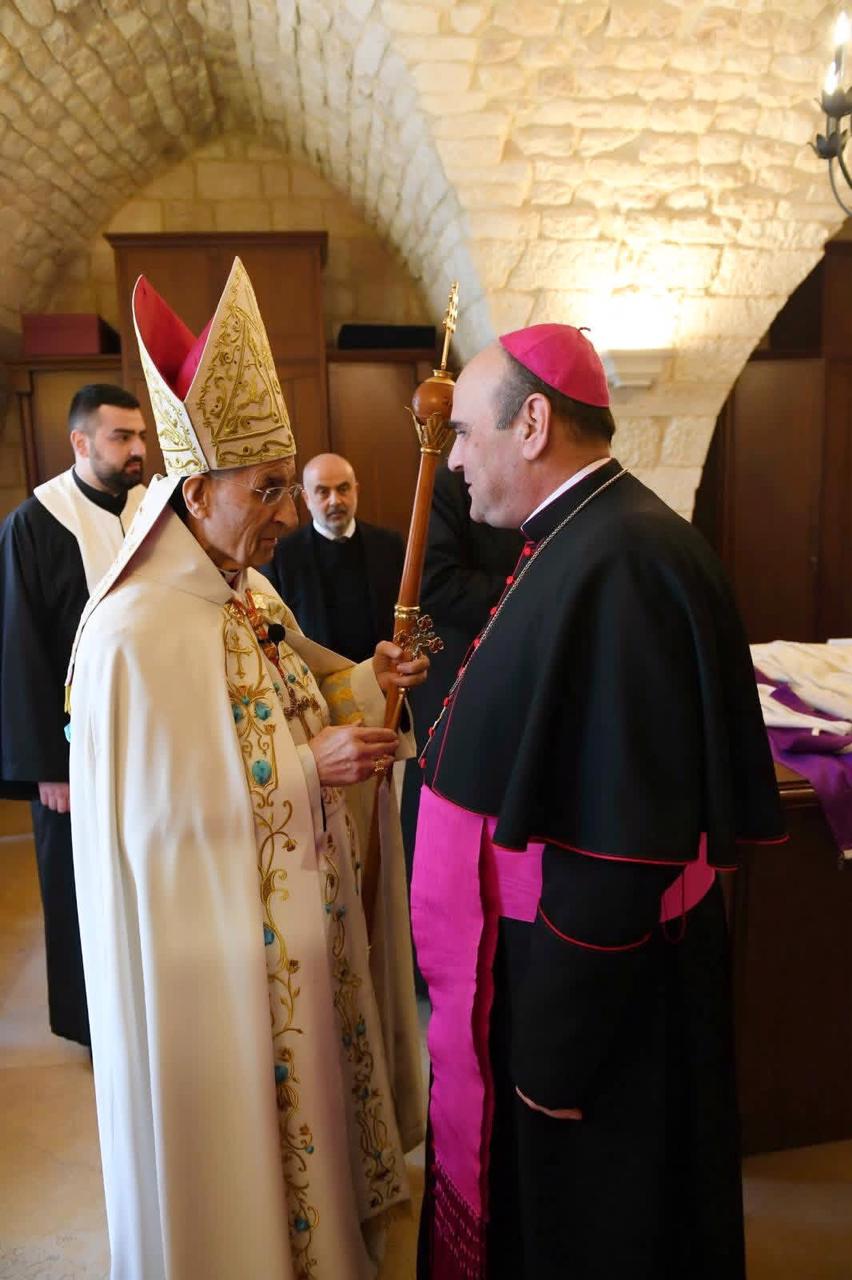 رسالة معايدة من قداسة البابا إلى البطريرك الراعي لمناسبة عيد البشارة