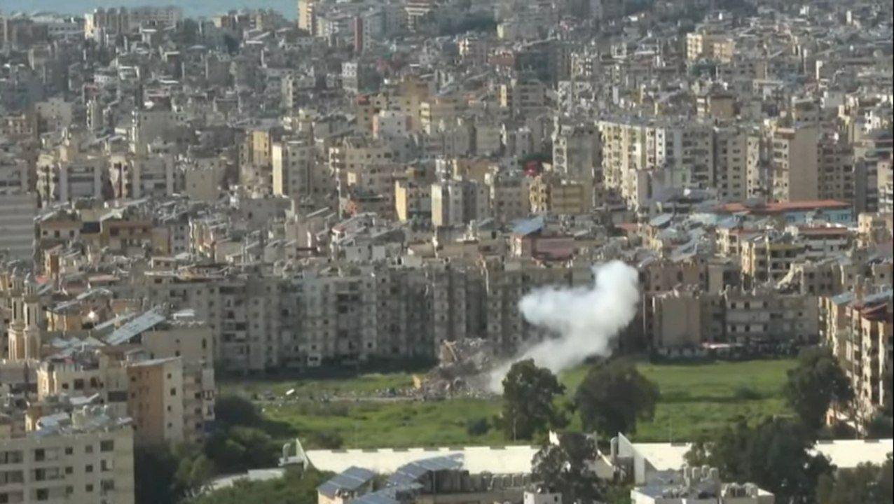 غارة إسرائيلية على منطقة الجاموس