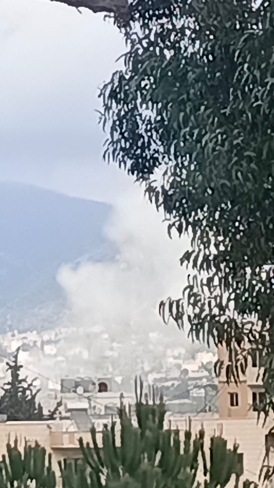 غارة على بلدة حبوش