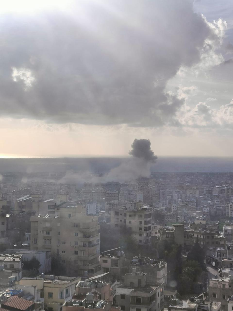 غارة عنيفة على الضاحية الجنوبية لبيروت
