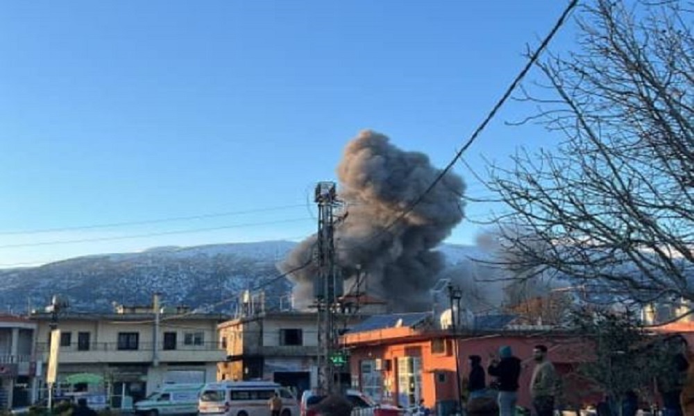 غارة على البزالية تودي بحياة سيدة حامل