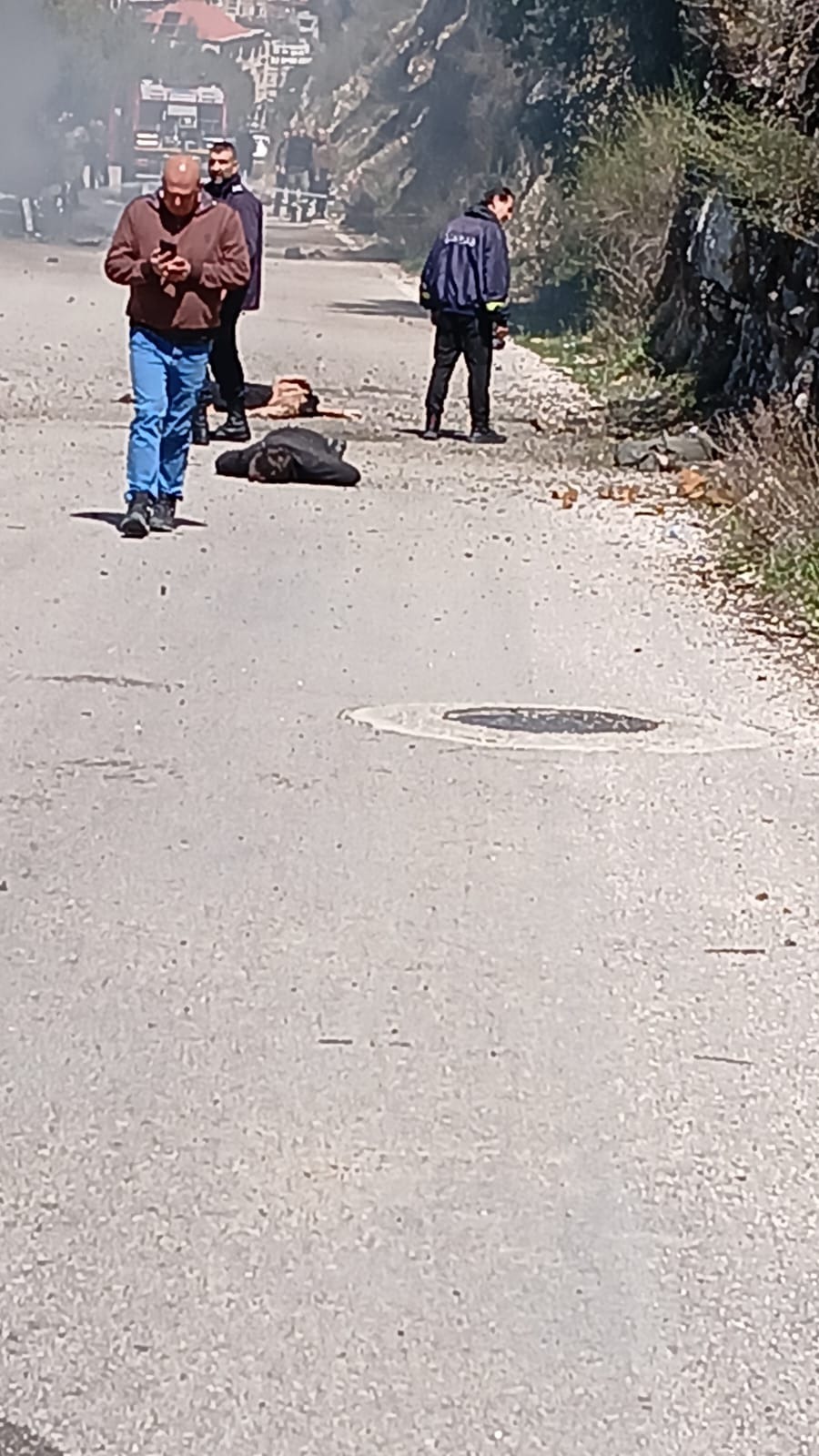 وقوع ضحايا في الغارة على الطريق العام في جزين