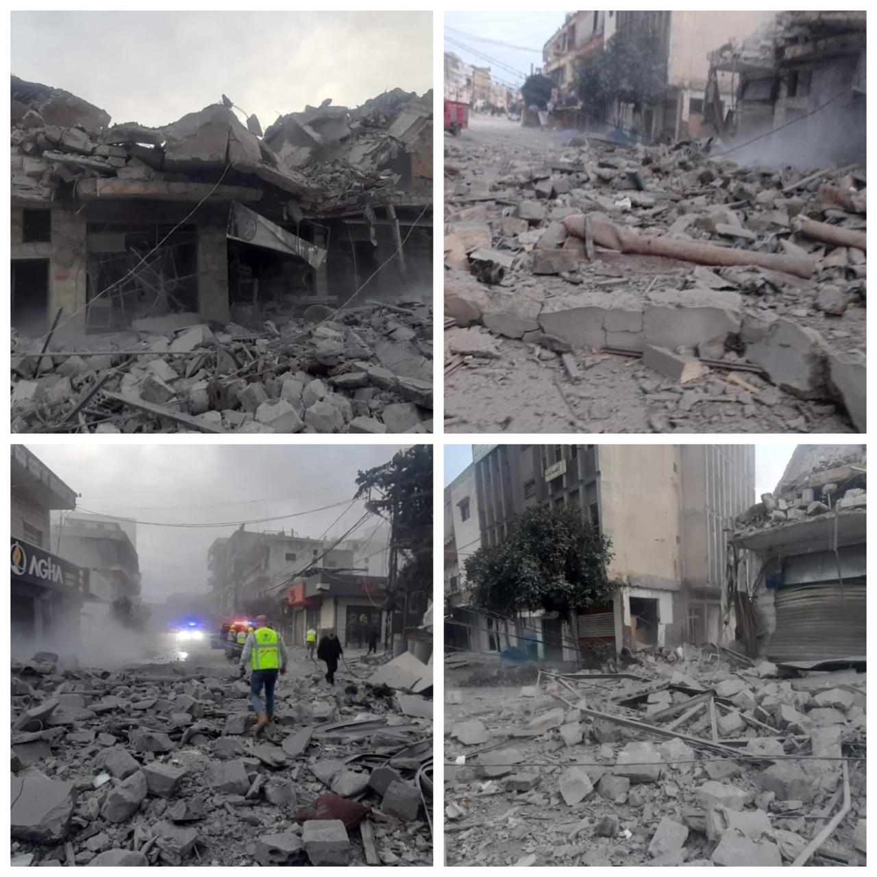 غارة إسرائيلية تدمر مبنى في النبطية وتخلّف أضراراً واسعة في محيطه