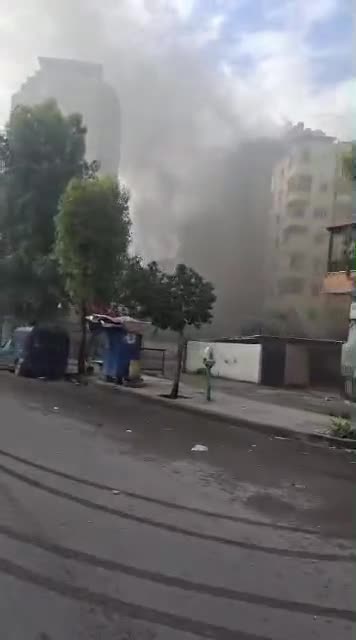 غارة إسرائيلية تستهدف مبنى في المشرفية – بئر العبد بالضاحية الجنوبية