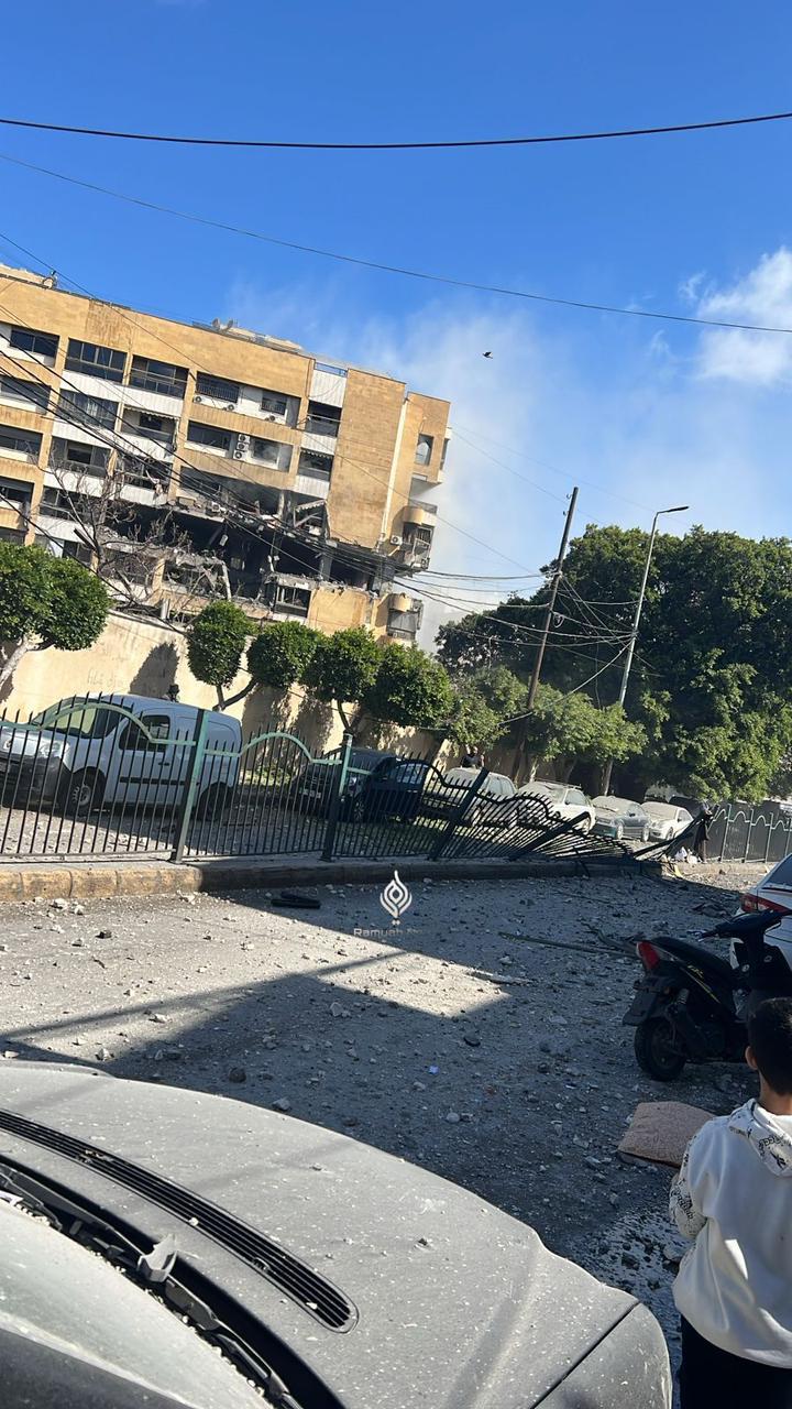 إليكم حصيلة الغارة على منطقة الرحاب في الضاحية