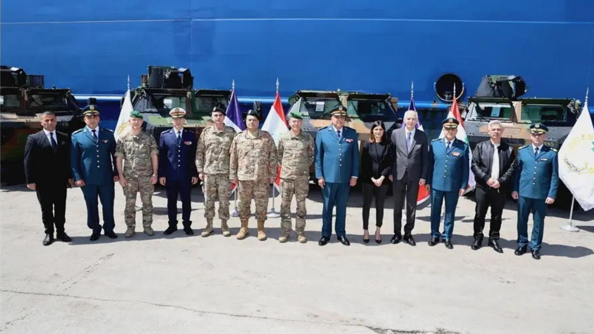 الجيش يتسلّم هبة من السلطات الفرنسية