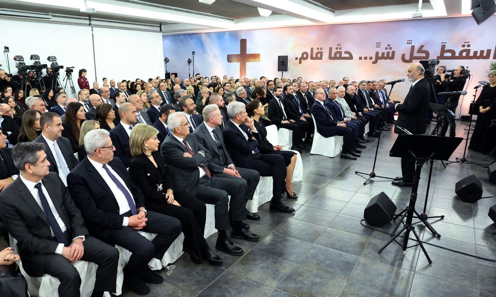 ‏ريسيتال الآلام والقيامة في معراب.. جعجع: القيامة باتت تطل من آخر النفق