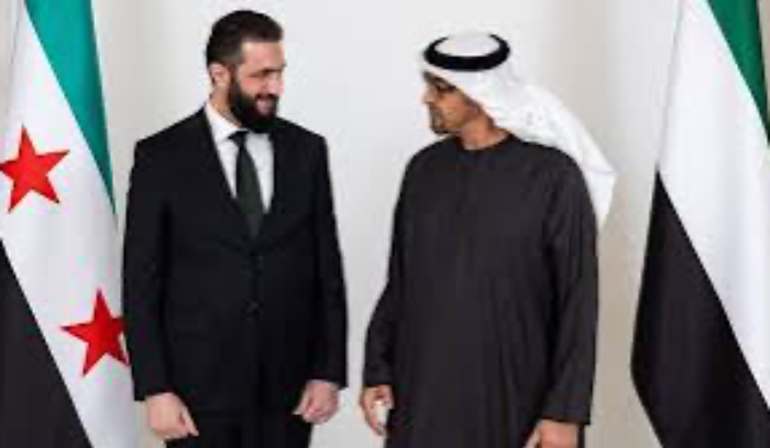 بن زايد يستقبل الشرع ويؤكد حرصه على 