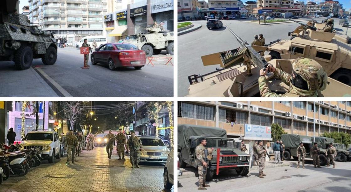 الجيش يوقف عشرات المطلوبين والمتسللين ويضبط أسلحة في إطار تدابير أمنية مشددة