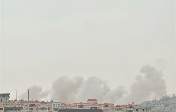 تفجير اسرائيلي كبير في عيتا الشعب