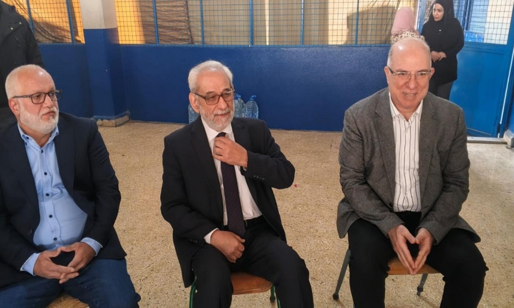 وزير العمل اطّلع على أوضاع النازحين