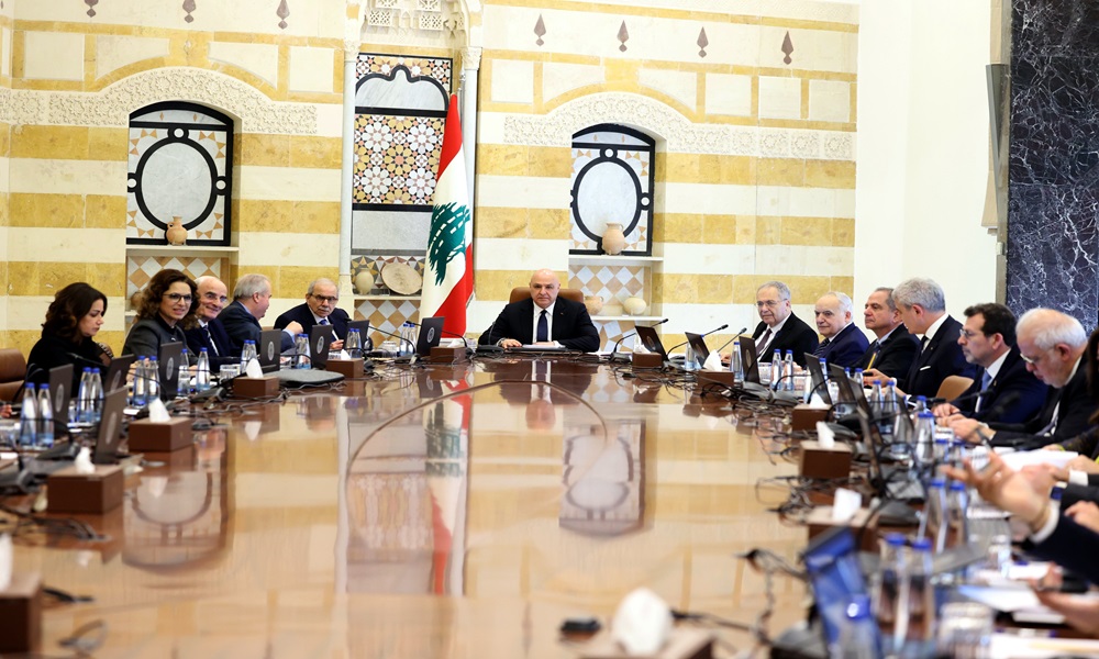 جلسة وزارية الخميس في قصر بعبدا