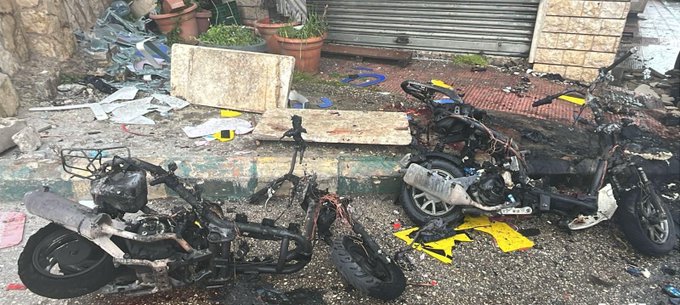 غارة على دراجتين في بلدة البازورية